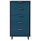 Manhattan Comfort Granville Tall 23.62 Narrow Dresser in Midnight Blue DR-5004 - alternate 1